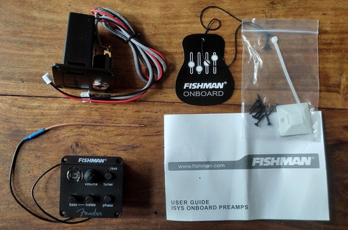 Pré ampli fishman isys fender - pré-ampli,
